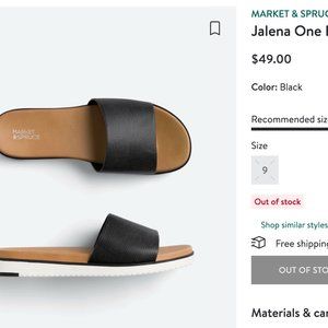 Jalena One Band Slide Sandal